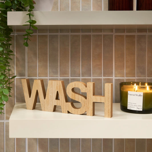 Wooden Wash Decoration