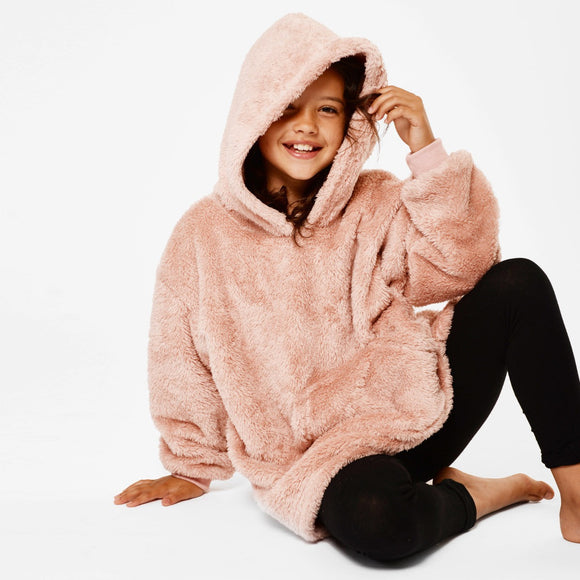 Kids Oversized Fleece Hoodie