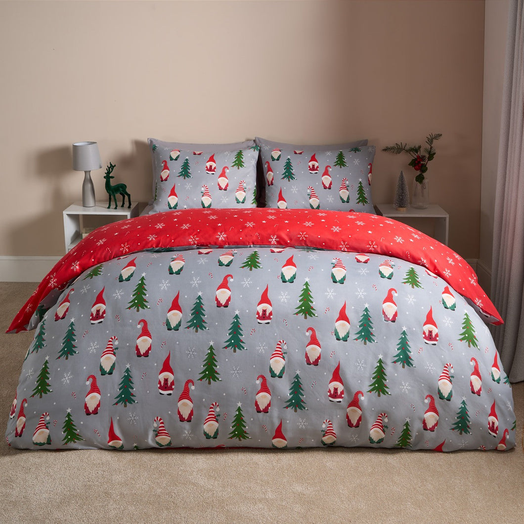 Christmas Gonk Reversible Duvet Cover Set . PREORDER