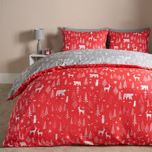 Load image into Gallery viewer, Scandi Christmas Reversible Duvet Set