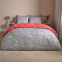 Load image into Gallery viewer, Scandi Christmas Reversible Duvet Set