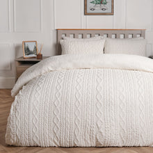 Load image into Gallery viewer, Cable Knit Duvet Set PRE-ORDER