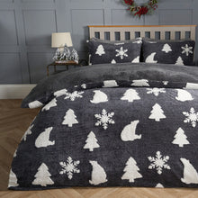 Load image into Gallery viewer, Tufted Polar Bear Duvet Set