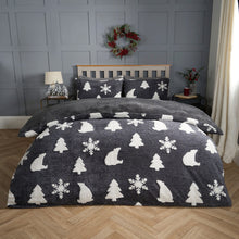 Load image into Gallery viewer, Tufted Polar Bear Duvet Set