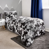 Abstract Camo Reversible Duvet Cover Set