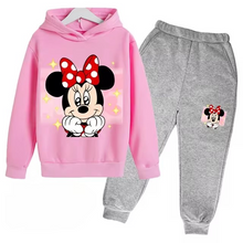 Load image into Gallery viewer, Kids 2PC Minnie Tracksuit Set