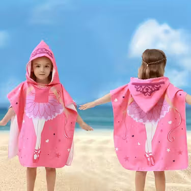 A Beach Hooded Towel