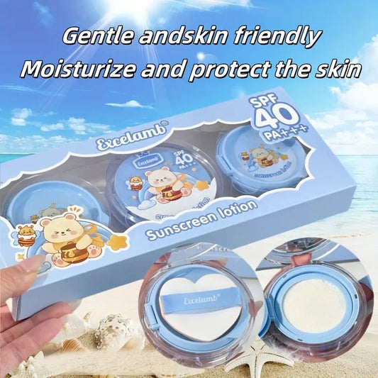 3PC Sunscreen Trio Set