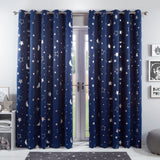 Stars Blackout Eyelet Curtains