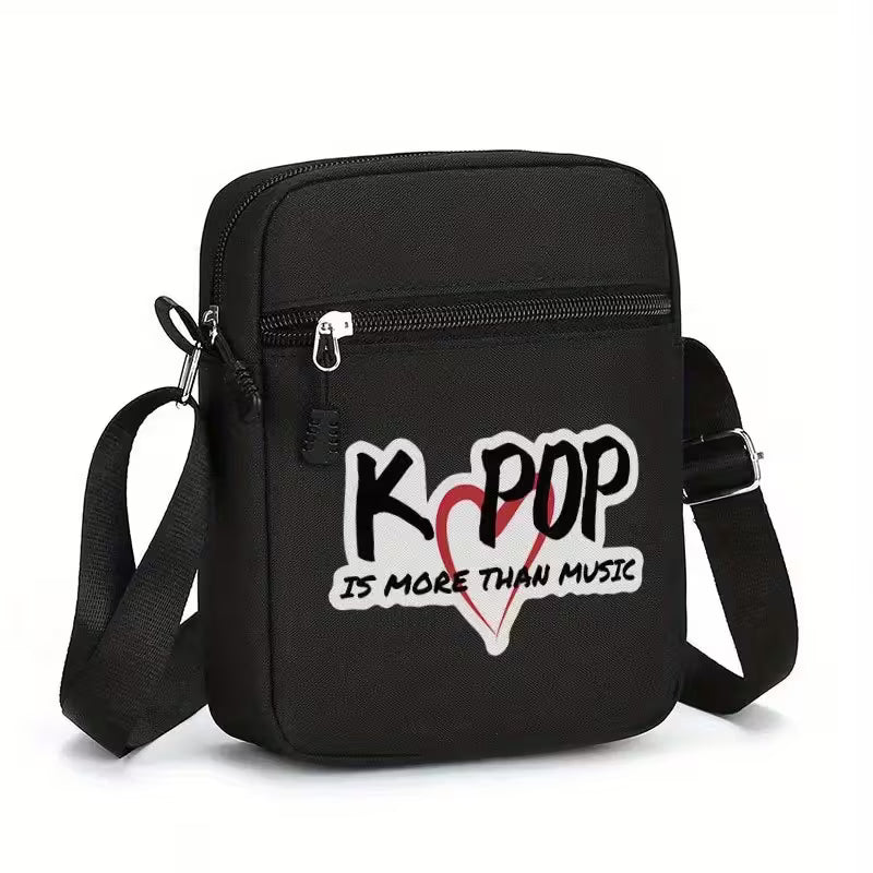Kpop Crossbody Bag with Adjustable Strap