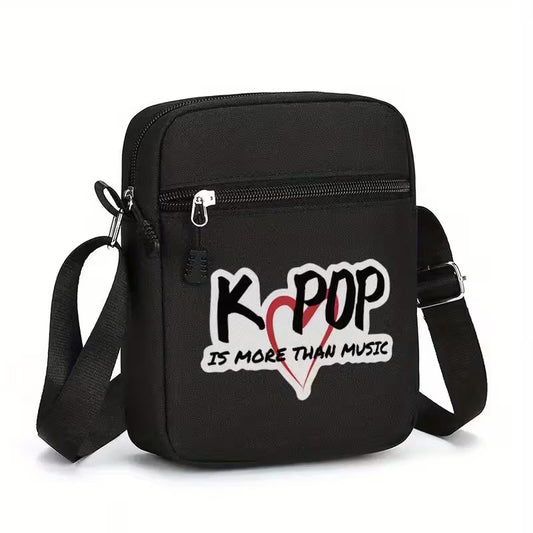 Kpop Crossbody Bag with Adjustable Strap