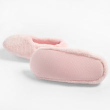 Load image into Gallery viewer, Faux Fur Memory Foam Slipper Socks - Blush