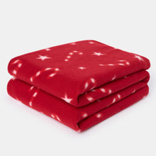 Load image into Gallery viewer, Candy Cane Print Fleece Throw - Red