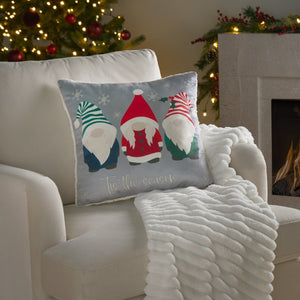 Christmas Tis The Season Gonk Cushion - Grey