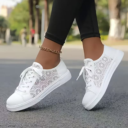 Summer New Hollow-Out Mesh Breathable Women's Shoes