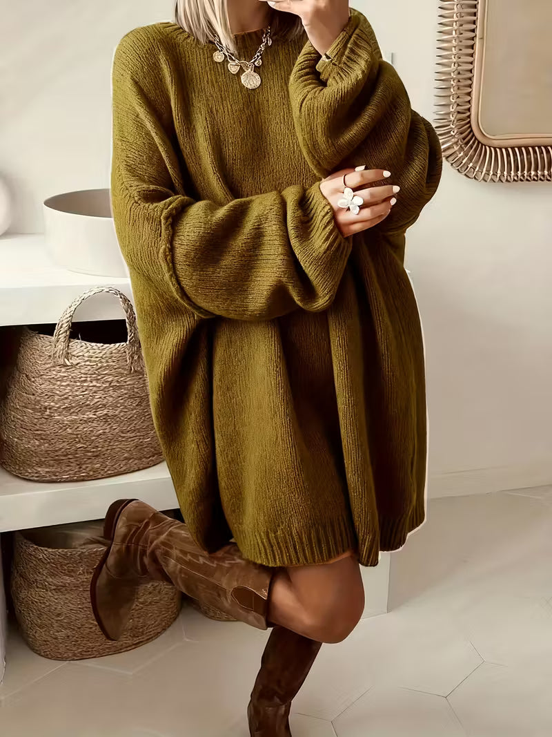 Chic and Comfortable Women's Sweater Dress