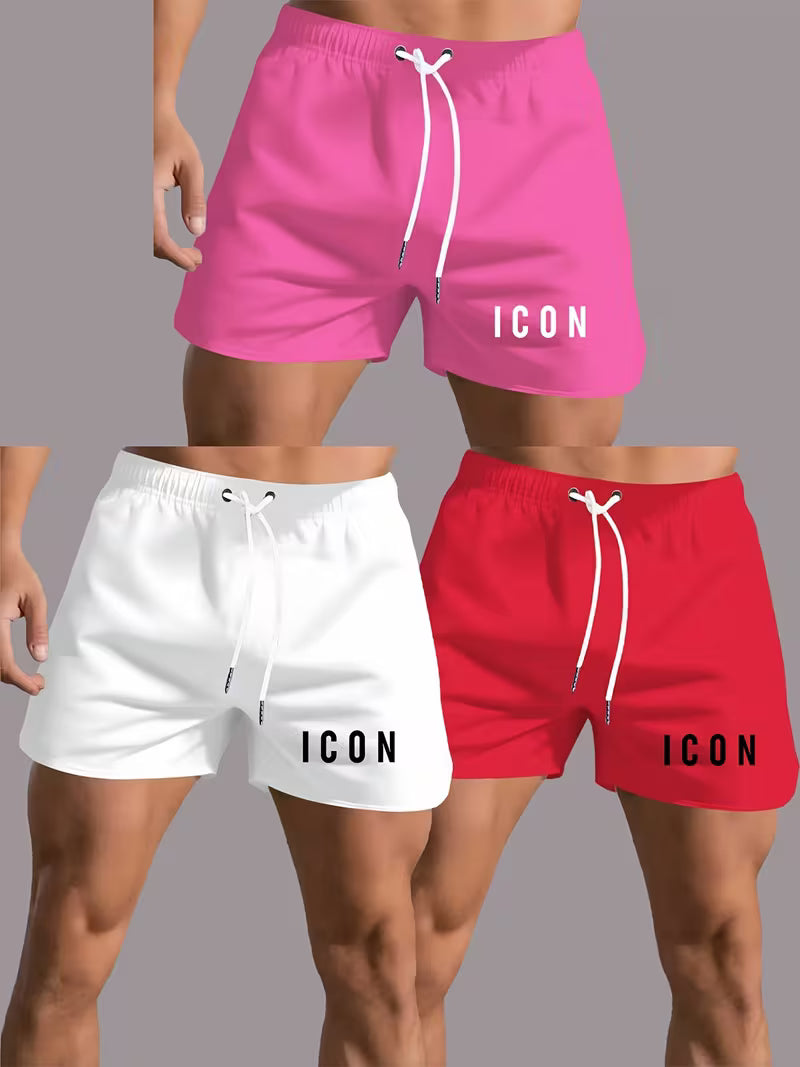 3-Pack Ultra-Thin Beach Shorts for Men