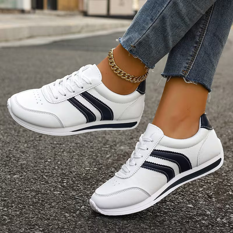 Color-Block Design Womens Sport Shoes