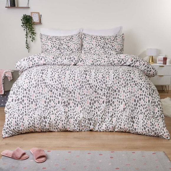 Dalmatian Spot Print Duvet Cover Set