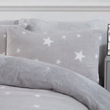 Star Teddy Fleece Duvet Cover Set