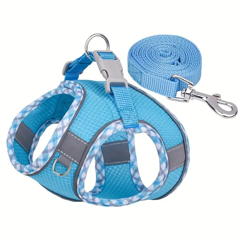 Comfortable No Pull Dog Harness Set