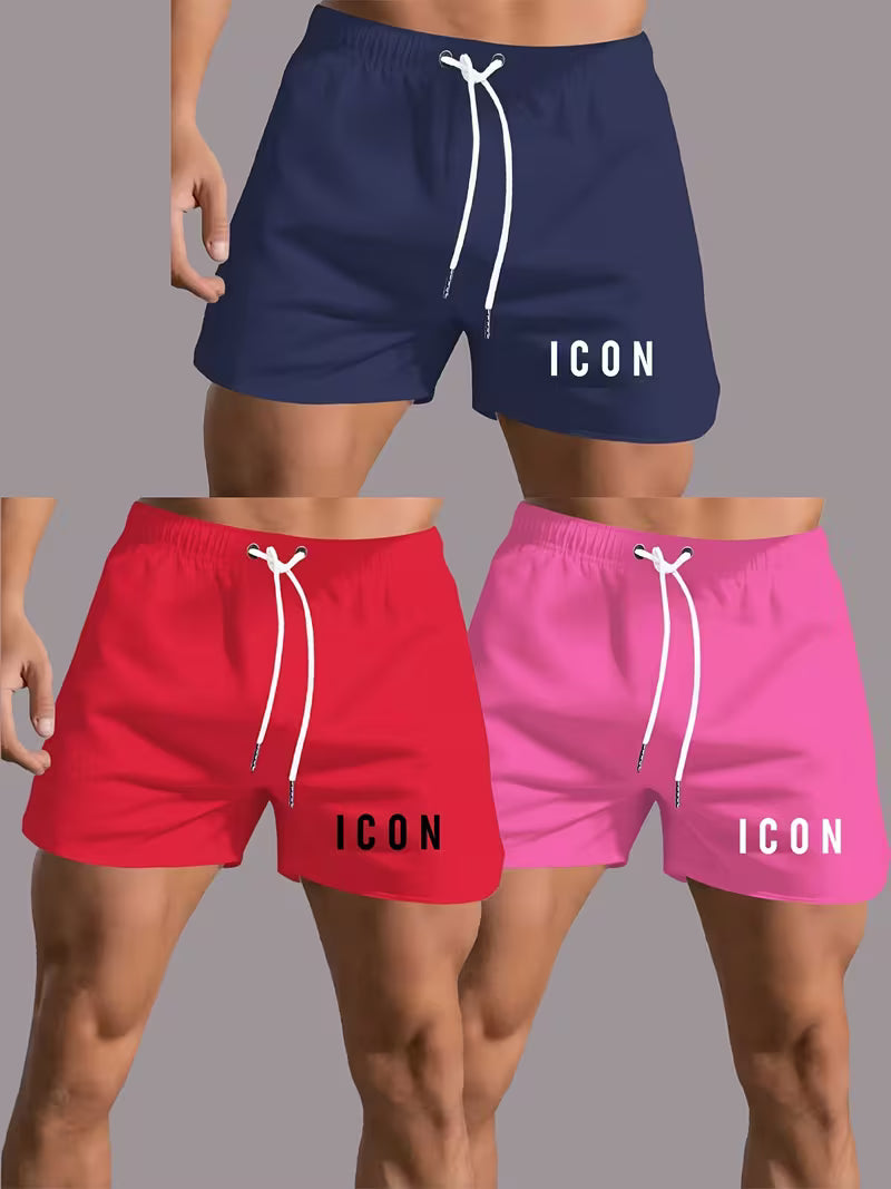 3-Pack Ultra-Thin Beach Shorts for Men