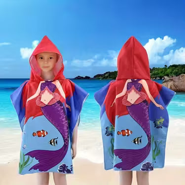 A Beach Hooded Towel