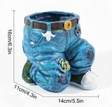 1pc Jeans Pants Shape Flower Pot