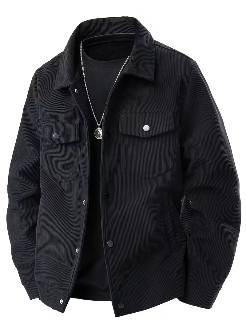 Plus Size Mens Corduroy Jacket