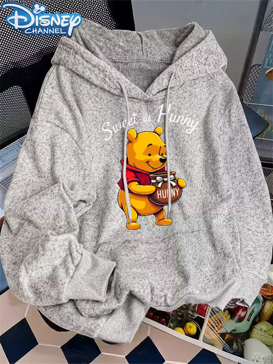 Plus Size Women'S Winnie the Pooh Oversized Hoodie