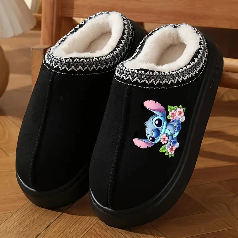 Stitch Plush Slippers