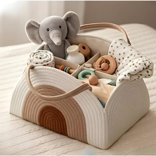 Rural woven storage basket