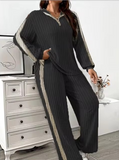 Women Loose Knit Lounge Set