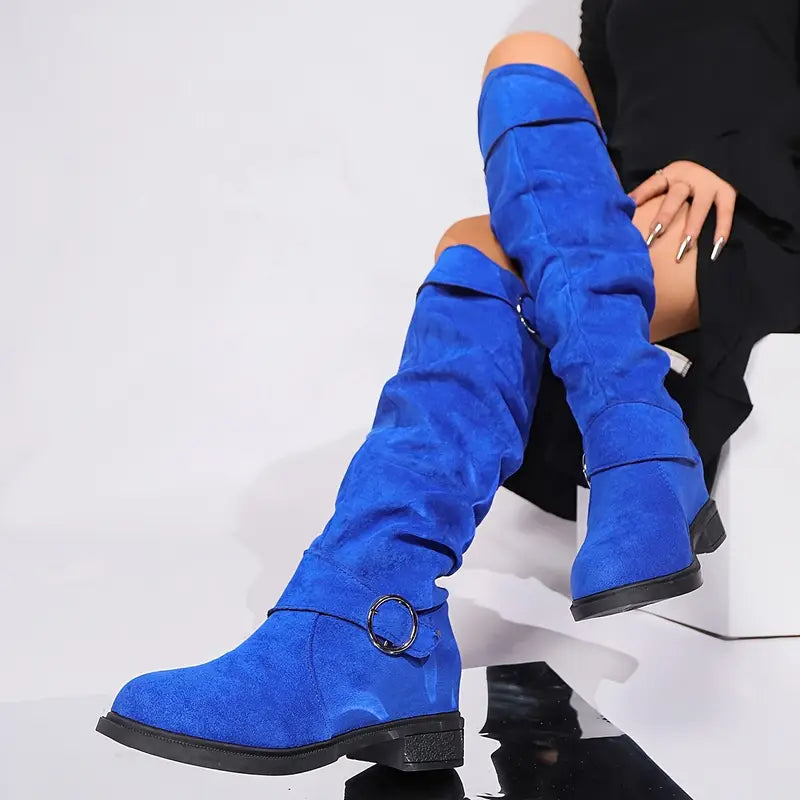 Women's Solid Color Stylish Boots
