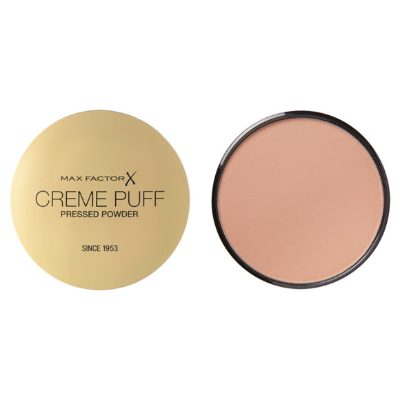 Max Factor Creme Puff Compact Pressed Face Powder -Shade 75 Golden