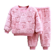 Load image into Gallery viewer, 2Pc Children Flannel Fleece Pyjama Set