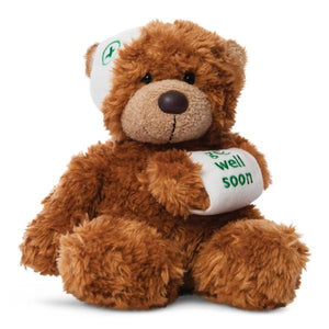 Get Well Bonnie Dark Brown Bear