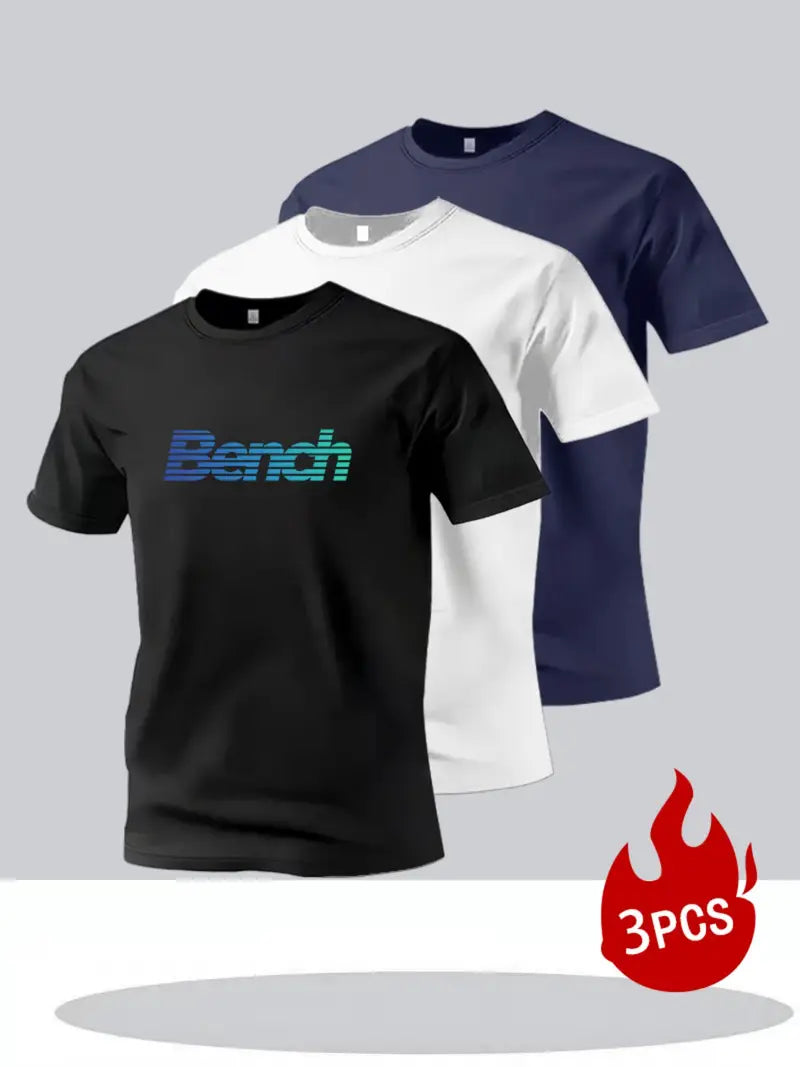 Mens Bench 3pc T Shirt Set