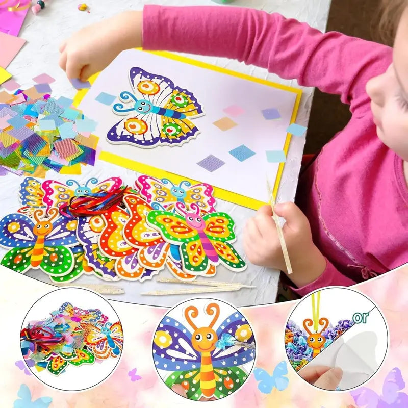 12pcs Butterfly Craft Set