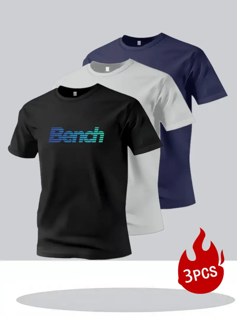 Mens Bench 3pc T Shirt Set