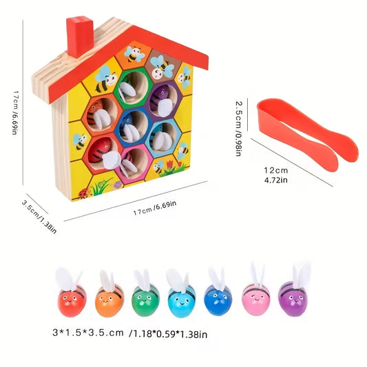 Wooden Bee Puzzle Toy