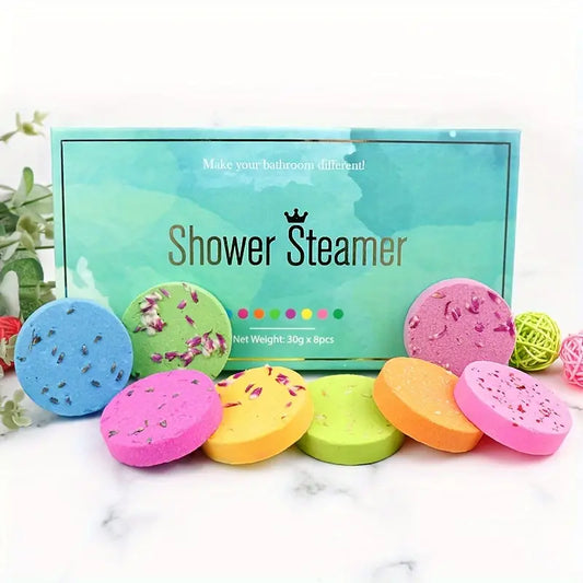 8-Pack Shower Steamers with Essential Oils