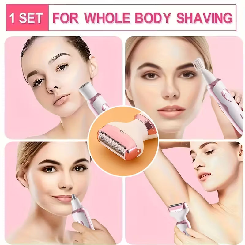 4-in-1 Rechargeable grooming kit for Women