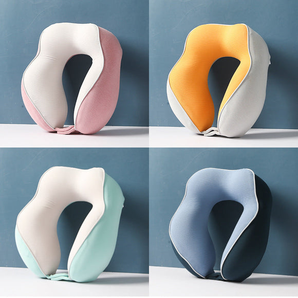 Memory Cotton U-shaped Neck Travel Pillow