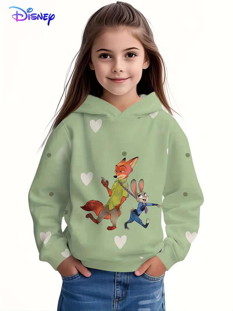 Rabbit police officer and sly fox from Zootopia Sweatshirt