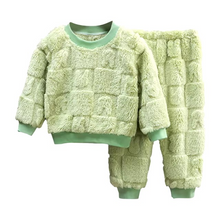 Load image into Gallery viewer, 2Pc Children Flannel Fleece Pyjama Set