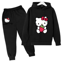 Load image into Gallery viewer, Kids 2PC Hello Kitty Tracksuit Set