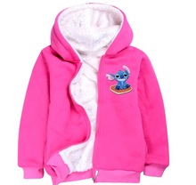 Load image into Gallery viewer, Lilo And Stitch Fleece Hoodie