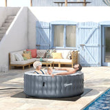 Round Inflatable Hot Tub Bubble Spa