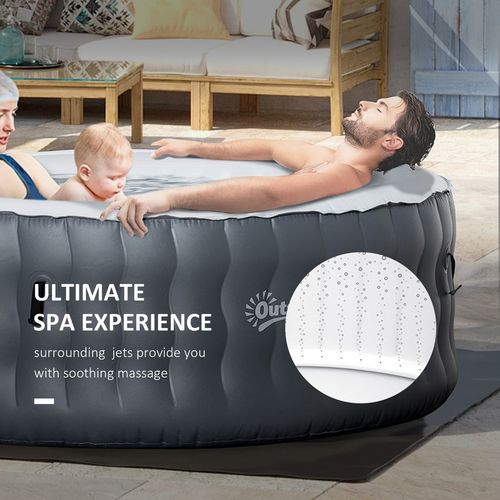 Round Inflatable Hot Tub Bubble Spa